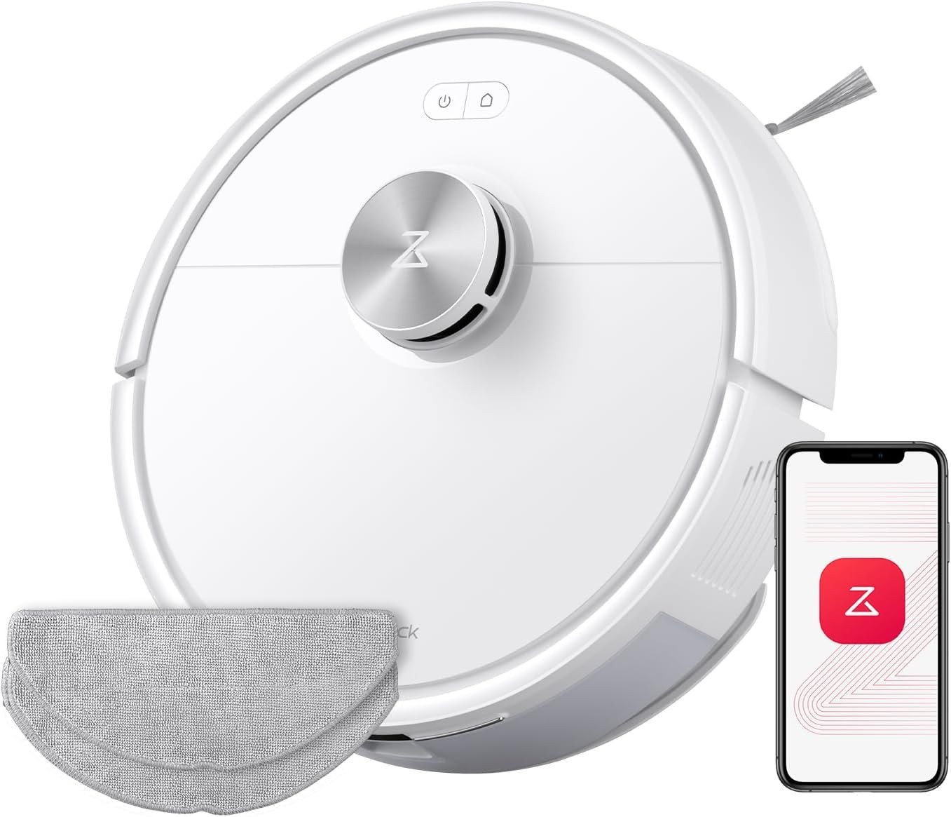 Roborock Saugroboter Q7 M5 (Upgrade von Q5 PRO), 10000Pa, 180Min, Dual Anti-Tangle-System, mit Wischfunktion, LiDAR Navigation, Staubsauger Roboter für Teppich, Tierhaare, APP Steuerung von Roborock