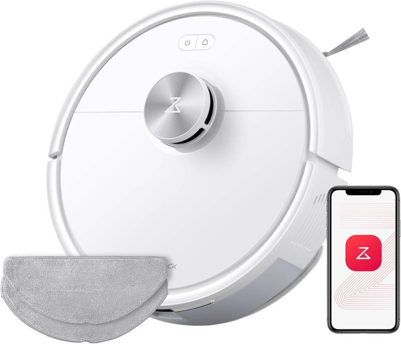 Roborock Saugroboter Q7 M5 (Upgrade von Q5 PRO), 10000Pa, 180Min, Dual Anti-Tangle-System, mit Wischfunktion, LiDAR Navigation, Staubsauger Roboter für Teppich, Tierhaare, APP Steuerung von Roborock