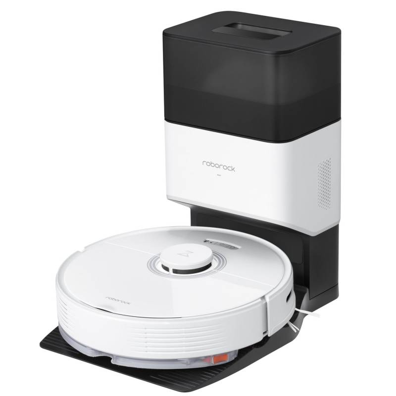 Roborock Saugroboter Q7 Max+ Saugroboter mit Absaugstation, 58 W, 4200Pa, Mit Wischfunktion, Saugstation, automatischer Entleerung, LIDAR-Navigation, Intelligente Kartendarstellung, Sprach-/App-Steuerung, S5 MAX-Update von Roborock