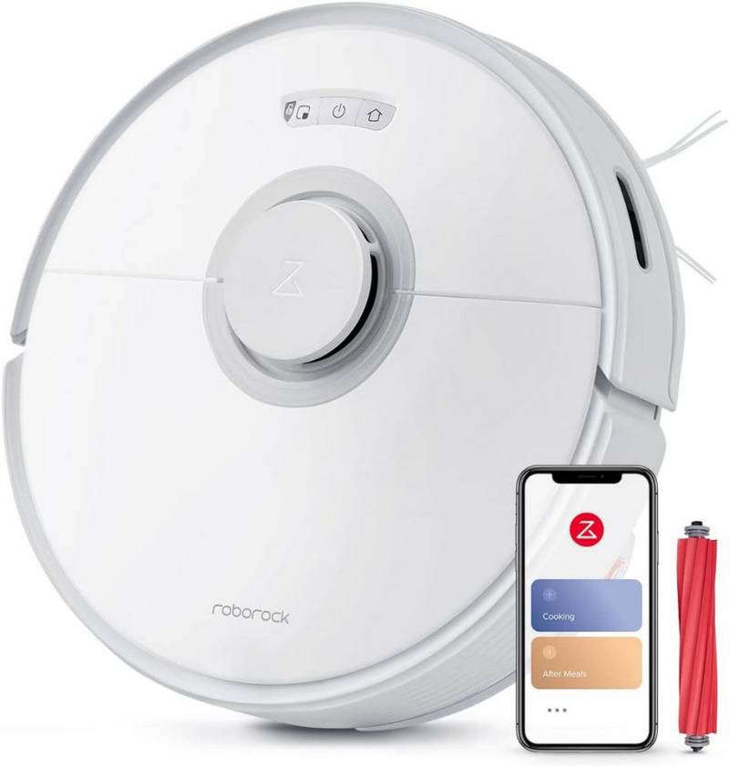 Roborock Saugroboter Q7 Max+/Q7 MAX, 58 W, beutellos,4200Pa, Selbstaufladender RoboterStaubsauger, mit No-Go-Zonen, Alexa & App Connect(S5 max Aktualisierung) von Roborock