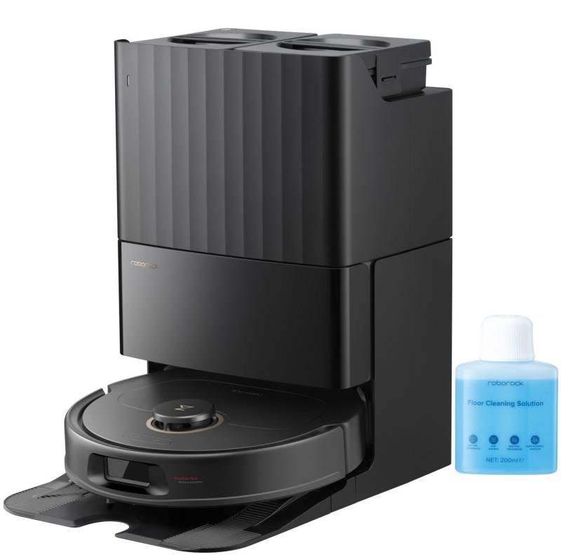 Roborock Saugroboter QV35A mit Wischfunktion&Hebarem Wischmopp(Upgrade von Qrevo), 8000Pa Saugkraft, Anti-Verfilzungs-Seitenbürste, Multifunktionales Dock, Reactive Tech-Hindernisvermeidung, PreciSense-LiDAR-Navigation von Roborock