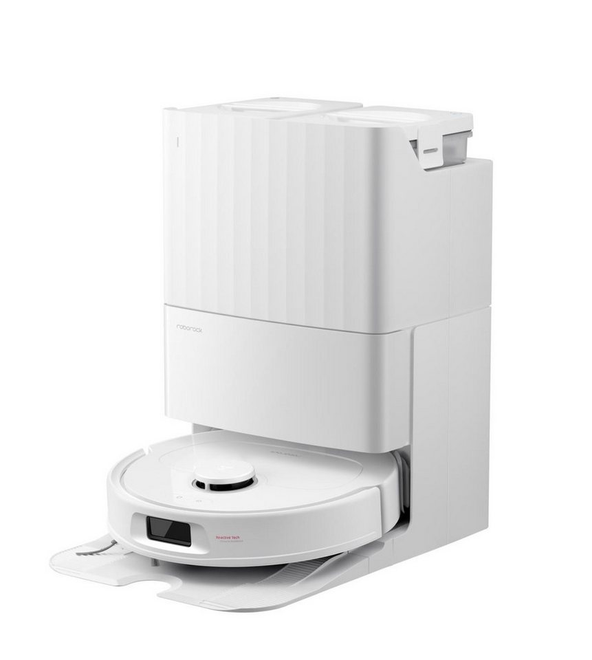 Roborock Saugroboter Qrevo 598 White Saugroboter mit Komplettstation von Roborock