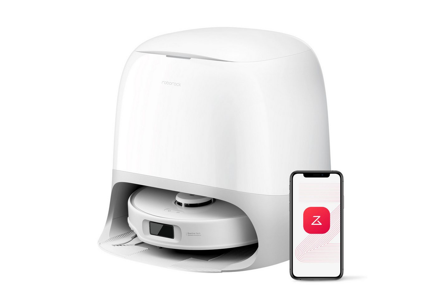 Roborock Saugroboter Qrevo Curv S5X, with bag, Saugroboter mit Wischfunktion, Dual Anti-Tangle-System Roborock Saugroboter Qrevo Curv S5X, with bag, Saugroboter mit Wischfunktion, Dual Anti-Tangle-System von Roborock