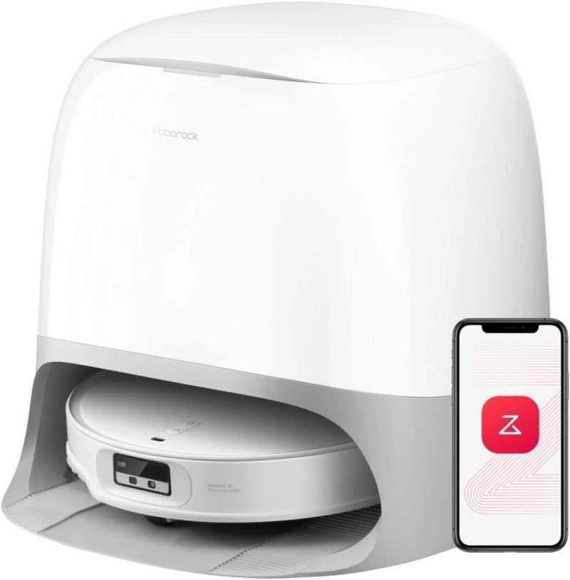 Roborock Saugroboter Qrevo CurvX mit Wischfunktion&anhebbarem Wischmopp, 22000Pa, 60 W, Reactive Al-Hinderniserkennung, 7,98 Ultra Slim, Dual Anti-Tangle-System von Roborock