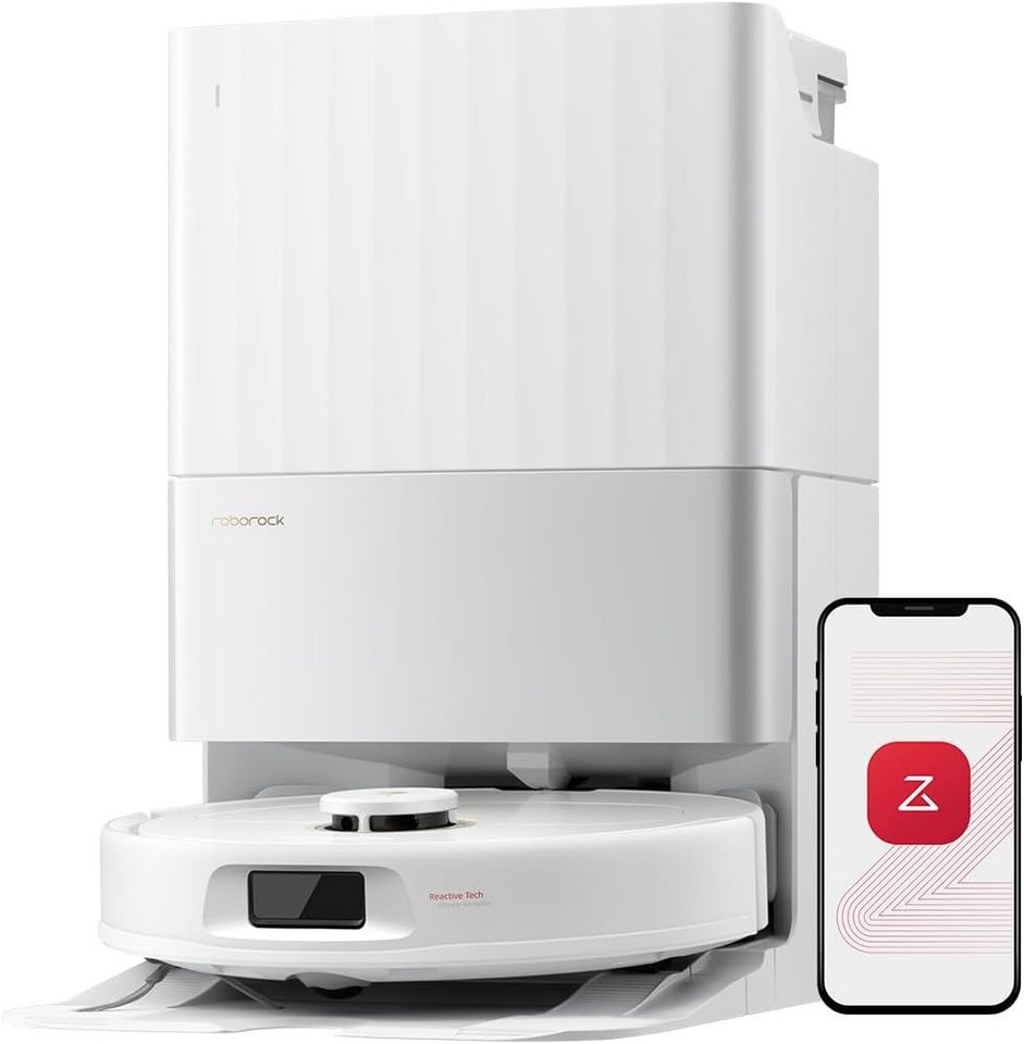 Roborock Saugroboter Qrevo S5V Saugroboter mit Wischfunktion&Hebarem Wischmopp, 60 W, 12.000Pa Saugkraft, Zero-Tangle System, Warmlufttrocknung, Intelligente Hindernisvermeidung, Multifunktions-Dockingstation Roborock Saugroboter Qrevo S5V Saugroboter mit Wischfunktion&Hebarem Wischmopp, 60 W, 12.000Pa Saugkraft, Zero-Tangle System, Warmlufttrocknung, Intelligente Hindernisvermeidung, Multifunktions-Dockingstation von Roborock