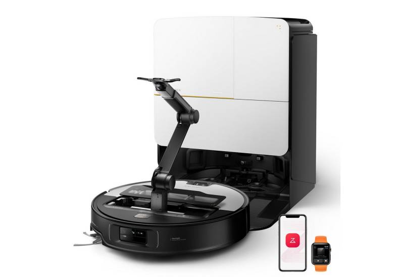 Roborock Saugroboter Saros Z70 Saugroboter mit Wischfunktion, OmniGrip Arm, KI-gestützt, 22.000 Pa Saugkraft, 7.98 cm Ultra Slim, FlexiArm Riser, AdaptiLift Chassis, Heißwasser Mopp Waschen & Trocknen Roborock Saugroboter Saros Z70 Saugroboter mit Wischfunktion, OmniGrip Arm, KI-gestützt, 22.000 Pa Saugkraft, 7.98 cm Ultra Slim, FlexiArm Riser, AdaptiLift Chassis, Heißwasser Mopp Waschen & Trocknen von Roborock