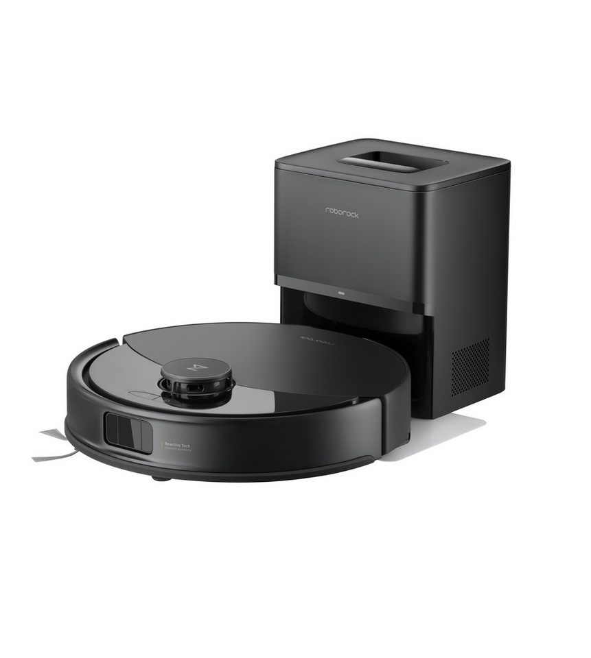 Roborock Saugroboter Saugroboter Q7 Max Saugroboter mit Vollgummibürste, 10000 Pa, Dual Anti-Tangle-System, ReactiveTech-Hindernisvermeidung, 5200 mAh, PreciSense® LiDAR-Navigation, Roborock App von Roborock