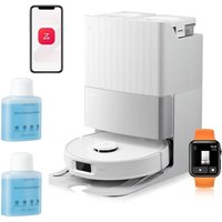 Qrevo Edge S5A Staubsaugerroboter mit Mop-Funktion, Dual Anti-Tangle System, 17.000 Pa, FlexiArm Design™ Kantenreinigung, beheizbarer Mop, 75°C von Roborock
