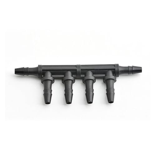 RobotCleanix 5PC Tintenstrahldrucker Ersatzteile Tintenschlauchanschluss 4 6 8 Weg Schlauch Tinte PIPI Anschluss DTF Drucker Weiß Tintenzirkulationsanschluss(Black on Blue) von RobotCleanix