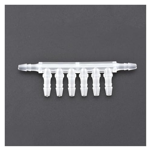 RobotCleanix 5PC Tintenstrahldrucker Ersatzteile Tintenschlauchanschluss 4 6 8 Weg Schlauch Tinte PIPI Anschluss DTF Drucker Weiß Tintenzirkulationsanschluss(Black on Yellow) von RobotCleanix