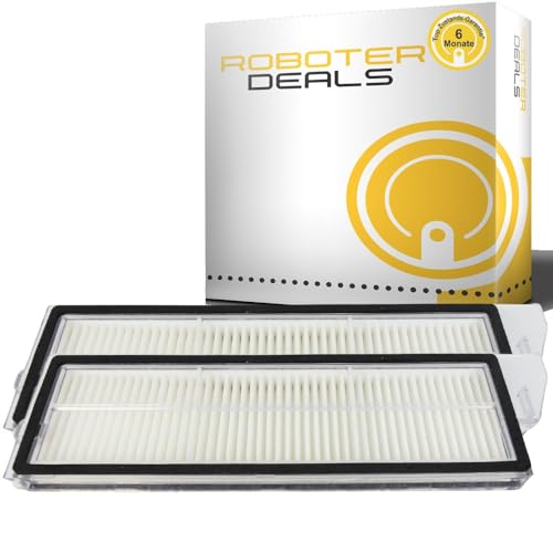 Roboter Deals - Feinstaub Filter, Ersatzfilter, Luftfilter (2 Stück) für Roborock S8 MaxV Ultra Staubsaugroboter von Roboter Deals