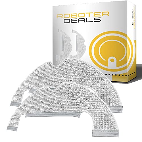 Roboter Deals - Mikrofaserpad, Ersatz-Wischtücher (2 Stück) für Dreame D10 Plus Gen 2 von Roboter Deals