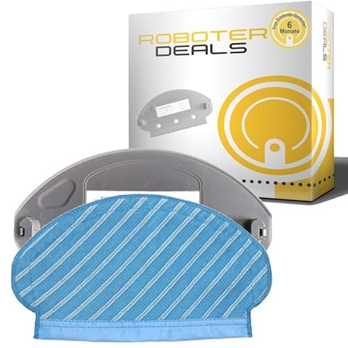 Roboter Deals - Wischplatte, Halterung, Ersatzhalter inkl. 1 Mikrofaserpad für Yeedi 2 Hybrid Staubsaugroboter von Roboter Deals