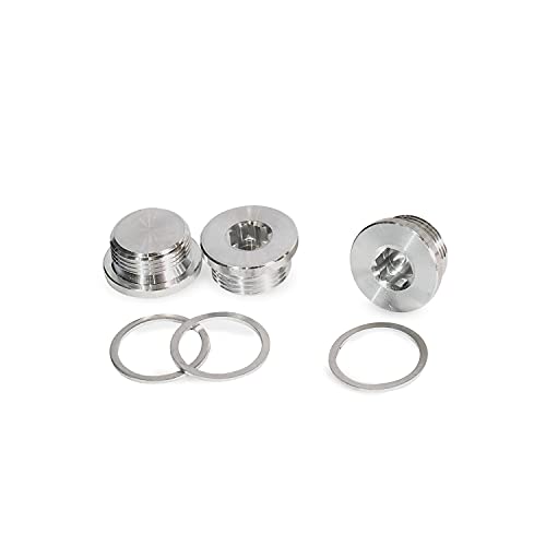 Robuschi Service-Set Stopfen RSW 45/F für Schraubengebläse, Reihe RSW, Baugröße 45: Stopfen TCE4G, Stopfen TCE3G 12 Monate Garantie in 1-Box von Robuschi