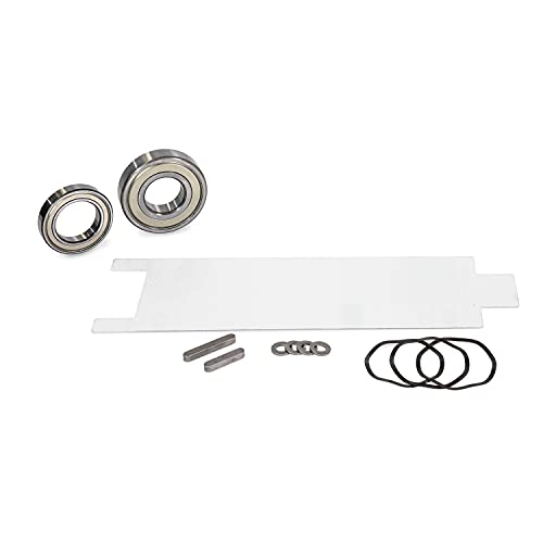 Robuschi-Set Ersatzteil Lagerstuhl RVS 16-17 Flüssigkeitsringpumpe Lager Passfeder Unterlegscheibe Kupplungsschutz RVS 12 Monate Garantie in 1-Box von Robuschi