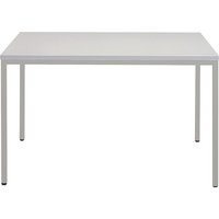 BASIC Stahlrohr-Tisch, BxT 800 x 800 mm, Buche/schwarz von Basic