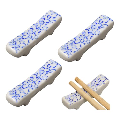 RobustWeg Keramik EssstäBchenablage Aus Keramik,Chopsticks Holder,EssstäBchen Bank,EssstäBchen Rest Rack,EssstäBchen Halter Kissen,EssstäBchen Ablage Chopsticks Halterung Fallfest StäBchen Halter von RobustWeg