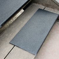 Mehlhose Kantenprofil aus GFK Extra Stark, schwarz, Länge 800 mm von Mehlhose