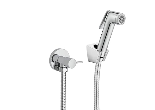 Roca A5B9M30C00 Duschset Bidet (1 Ausgang) mit Absperrhahn, Be Fresh One, verchromt von Roca