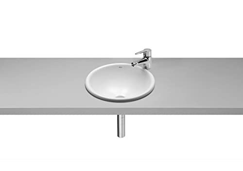 Roca Forum a327872000 – Porzellan-Waschbecken Arbeitsplatte, 400 mm, weiß von Roca