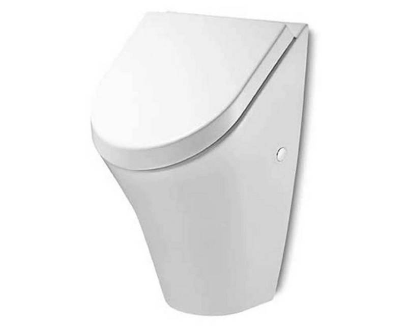 Roca Urinal Roca Nexo Urinal Weiß mit Soft-Close-Deckel und rückseitigem Zulauf, (1-tlg) von Roca