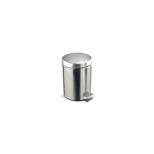 Rocada - Mülleimer mit Pedal aus Edelstahl, 3 l Fassungsvermögen, herausnehmbarer Innenbereich, Mülleimer mit Dämpfungsverschluss, Maße 17 x 26 x 17 cm Rocada - Mülleimer mit Pedal aus Edelstahl, 3 l Fassungsvermögen, herausnehmbarer Innenbereich, Mülleimer mit Dämpfungsverschluss, Maße 17 x 26 x 17 cm von Rocada