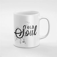 Alte Seele Spider Web Schwarz Auf Weiß Keramik Kaffee Tee Tasse Geschenk Für Ihn/Ihre Freundin Mitarbeiter | Mug102 von RoccoDesignsStudio
