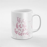 Das Beste Kommt Noch Rosa Rose Gold Marmor Keramik Kaffee Tee Tasse Geschenk Für Ihn/Sie Freund Kollegen | Mug13 von RoccoDesignsStudio