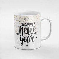 Frohes Neues Jahr Goldenen Punkten Keramik Kaffee Tee Tasse Geschenk Für Ihn/Ihre Freundin Mitarbeiter | Mug224 von RoccoDesignsStudio