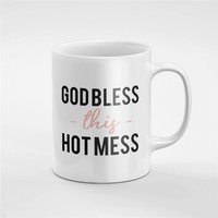 Gott Segne Dieses Heiße Durcheinander Keramik Kaffee Tee Tasse Geschenk Für Ihn/Ihre Freundin Mitarbeiter | Mug167 von RoccoDesignsStudio