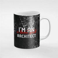 I'm A Damn Good Architect Black Sketch Beruf Keramik Kaffee Tee Tasse Geschenk Für Ihn/Sie Freund Mitarbeiter | Tasse4 von RoccoDesignsStudio