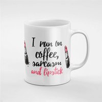 Ich Laufe Auf Kaffee Sarkasmus & Lippenstift Mädchenhaft Keramik Tee Tasse Geschenk Für Ihn/Ihre Freundin Mitarbeiter | Mug81 Ich Laufe Auf Kaffee Sarkasmus & Lippenstift Mädchenhaft Keramik Tee Tasse Geschenk Für Ihn/Ihre Freundin Mitarbeiter | Mug81 von RoccoDesignsStudio