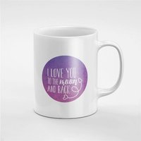 Ich Liebe Dich Bis Zum Mond Und Zurück Keramik Kaffee Tee Tasse Geschenk Für Ihn/Ihre Freundin Mitarbeiter | Mug288 von RoccoDesignsStudio