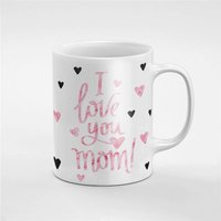 Ich Liebe Dich Mama Herzen Keramik Kaffee Tee Tasse Geschenk Für Ihn/Ihre Freundin Mitarbeiter | Mug93 von RoccoDesignsStudio