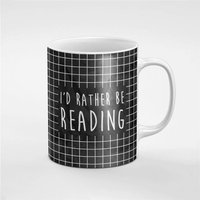 Ich Würde Lieber Lesen Schwarzer Keramik Kaffee Tee Tasse Geschenk Für Ihn/Ihre Freundin Mitarbeiter | Mug116 von RoccoDesignsStudio