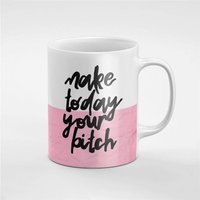 Machen Sie Heute Ihre Hündin Pink & Weiß Keramik Kaffee Tee Tasse Geschenk Für Ihn/Ihre Freundin Mitarbeiter | Mug143 von RoccoDesignsStudio