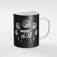 Mond Phasen Kind Galaxy Keramik Kaffee Tee Tasse Geschenk Für Ihn/Ihre Freundin Mitarbeiter | Mug292 von RoccoDesignsStudio