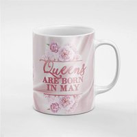Rose Gold Königinnen Sind Geboren Im Mai Keramik Kaffee Tee Tasse Geschenk Für Ihn/Ihre Freundin Mitarbeiter | Mug232 von RoccoDesignsStudio