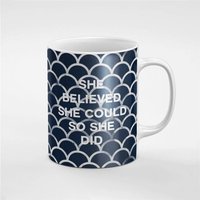 Sie Glaubte Sie Konnte, So Tief Tat Blau Gedanken Kaffee Tee Tasse Geschenk Für Ihn/Freund Mitarbeiter | Mug40 von RoccoDesignsStudio