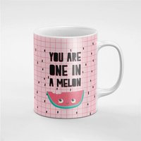 Sie Sind in Einer Melone Wassermelone Niedlich Keramik Kaffee Tee Tasse Geschenk Für Ihn/Ihre Freundin Mitarbeiter | Mug88 von RoccoDesignsStudio
