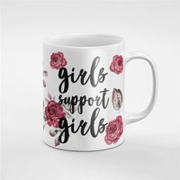 Support Für Girls Mädchen Blumen Frauen Niedlich Kaffee Tee Tasse Geschenk Ihn/Sie Freund Kollegen | Mug58 von RoccoDesignsStudio