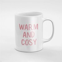 Winter-Rosa Gestrickten Muster Warm Und Kuschelig Keramik Kaffee Tee Tasse Geschenk Für Ihn/Ihre Freundin Mitarbeiter | Mug151 von RoccoDesignsStudio