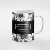 Zustand Der Natur Blume Patterm Keramik Kaffee Tee Tasse Geschenk Für Ihn/Ihre Freundin Mitarbeiter | Mug293 von RoccoDesignsStudio