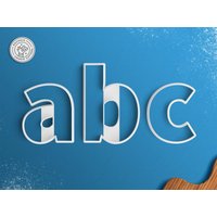 Alphabet Cookie Cutter Set - Kleinbuchstaben Ausstechform von RochaixCookieCutters