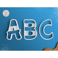 Alphabet Cookie Cutter Set - Superhelden Kekse Ausstechform von RochaixCookieCutters