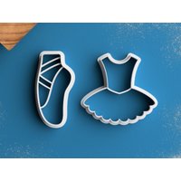 Ballett Ausstecher - Slipper Ballerina Geschenk Tutu Kekse Fee Prinzessin von RochaixCookieCutters