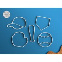 Baseball Cookie Cutter Set - Baseballschläger Geschenke Baseballhandschuh Fan Geschenk Sport Baseball Cookie Cutter Set - Baseballschläger Geschenke Baseballhandschuh Fan Geschenk Sport von RochaixCookieCutters