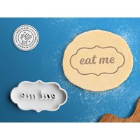 Eat Me Ausstechform - Tee Teebeutel Teetasse Kekse Teekanne Geschenk Alice von RochaixCookieCutters