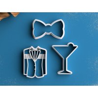 Fliege Ausstecher - Anzug Cocktail Party Bachelow Hochzeit Geschenk Für Ihn Geek von RochaixCookieCutters