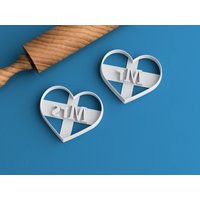 Hochzeit-Ausstecher - Herz-Ausstechform Verlobungskekse Hochzeit Gefallen Liebe Ausstechform Valentinstag Verlobungsgeschenk Für Sie von RochaixCookieCutters